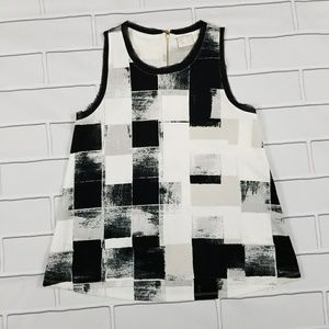 Anthropologie Postage Stamp Sleeveless Top Small